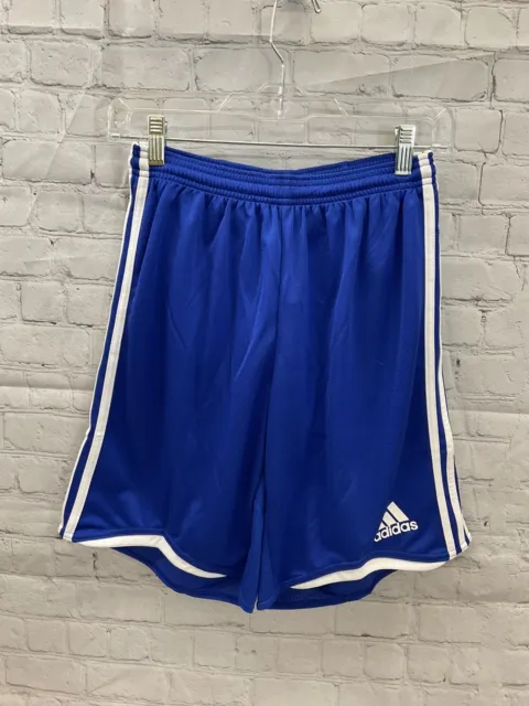 Adidas Unisex Youth Clima365 Size XL Royal Blue White Soccer Shorts 617909 NWT