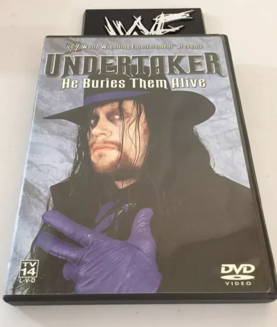 Wwe Undertaker He Buries Them Alive DVD 2003 Wwf Wcw Aew