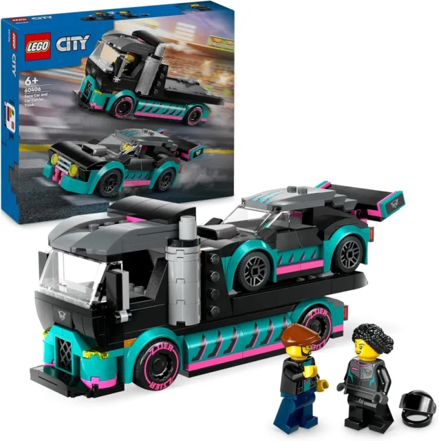 LEGO CITY AUTO da Corsa e Trasportatore,Macchina e Camion Giocattolo per  Bambini EUR 35,99 - PicClick IT
