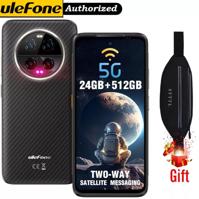 Ulefone Armor 23 Ultra Rugged Smartphone 24GB+512GB 5G Unlocked Cell Phone 120W