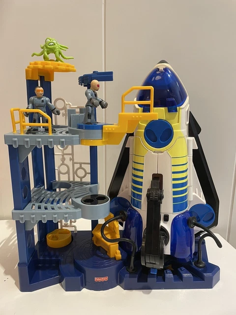 FISHER PRICE IMAGINEXT SPACE Shuttle Launce Pad Tower Working