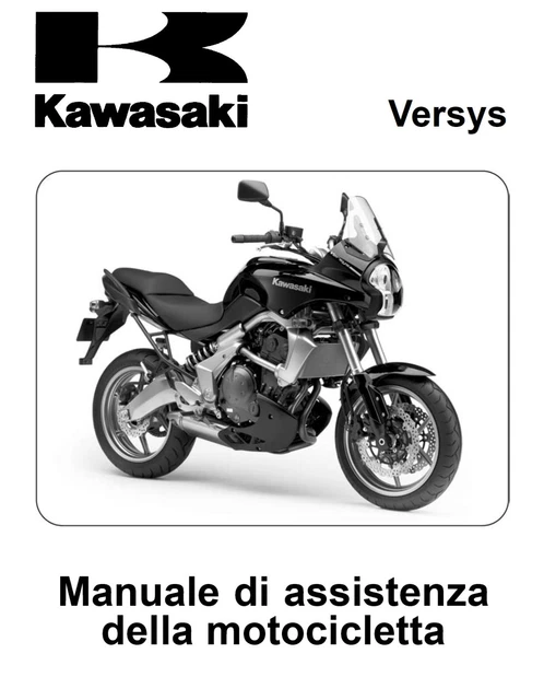 MANUALE OFFICINA KAWASAKI VERSYS 650 anni 2007-2009 - PDF Italiano di 733 pagine