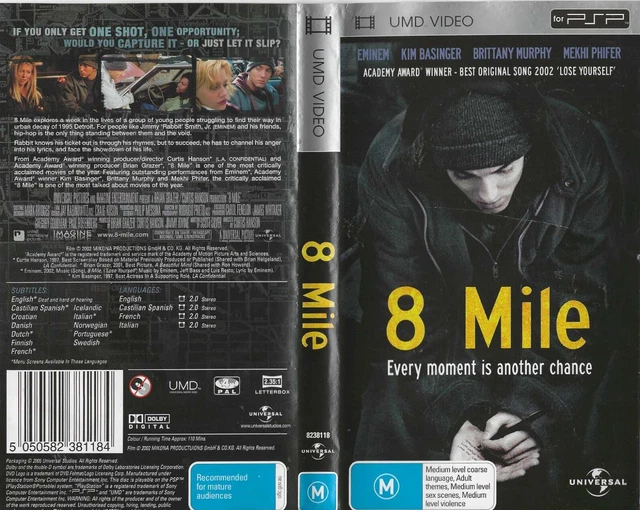 8 Mile PSP UMD VIDEO PSP - 8 Mile {PRICE DROP}
