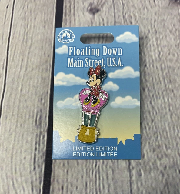 DISNEY PARKS FLOATING Down Main Street USA Minnie Mouse Balloon Pin LE