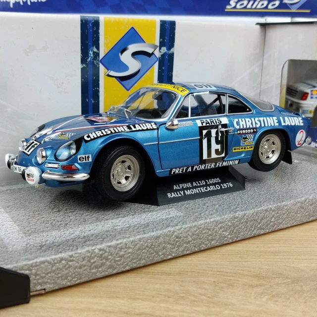 Voiture Solido Alpine A110 1600 S Rallye Montecarlo 1976  1:18 Neuf.b S1804204