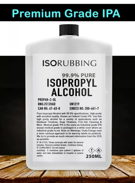 99.9 % Pure Isopropyl Alcohol, Propan-2-ol ✅SAME DAY DISPATCH UK REGISTER SELLER