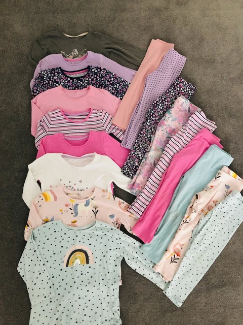 ❤️ Pacchetto enormi top e leggings per ragazza 3-4 anni X18 Mix & Match❤️