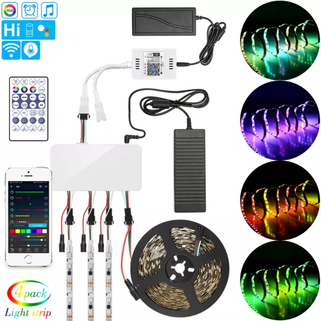 5/20m WIFI IC WS2811 RGB LED Streifen Stripe 150/300 LEDs 5050 Adressierbare 12V