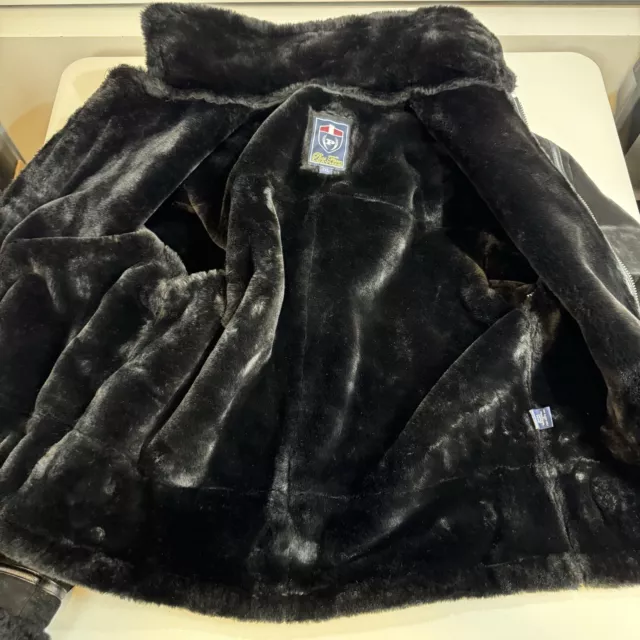 RARE MEN’S PHAT FARM Suede Leather Coat Jacket 2XL Faux Fur Lining ...