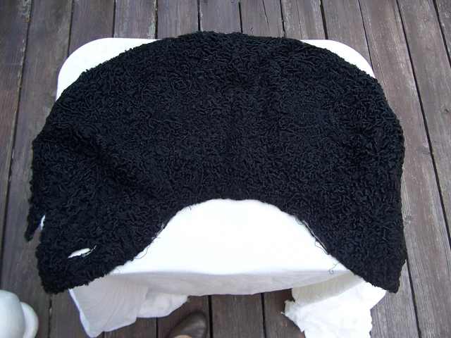 Vintage Black Possibly Persian Wool Collar