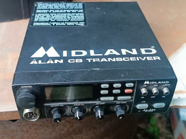 Midland Alan 48 Plus  canali ricetrasmettitore cb Non Testato
