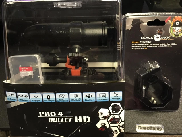 1080p Fire Fighter Video BULLET HD PRO4 Waterproof Helmet Cam+BlackJack 16GB 1080p Fire Fighter Video BULLET HD PRO4 Waterproof Helmet Cam+BlackJack 16GB