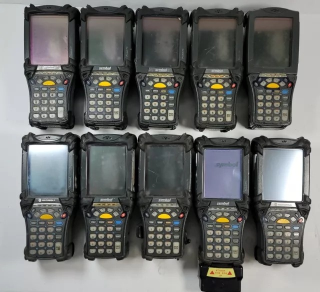 LOT OF 10 Motorola (MC9063-SHFHBAEA7WW）Mobile Handheld Computer.ALL TURN ON #AA