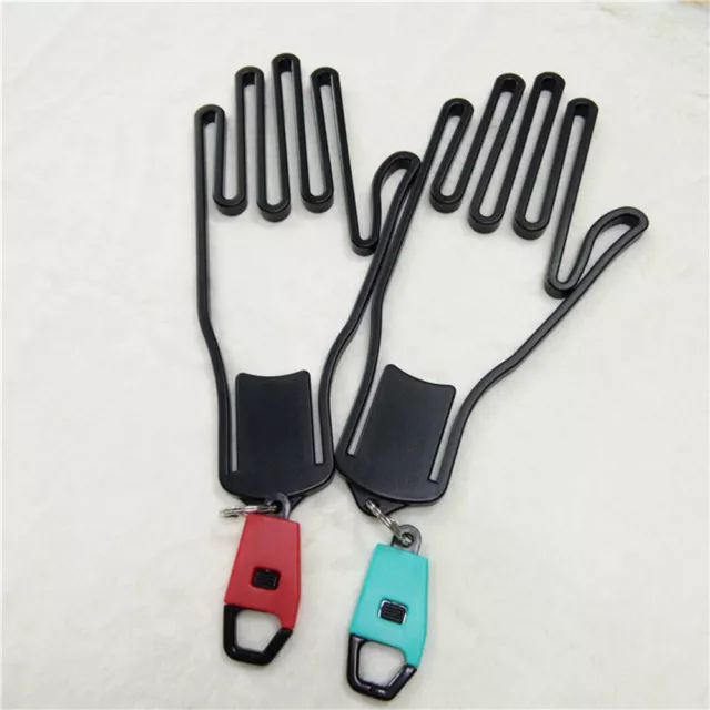 2 pz staffa di contenimento per guanti in plastica a forma di mano