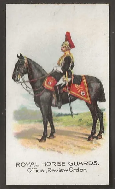 Wills Flag Issue-Types Of The British Army 1912-#43- Royal Horse Guards Officer