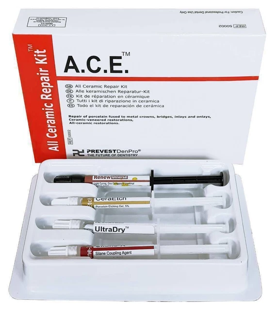 Kit De Réparation Porcelaine Céramique Métal Zircone Etch Protégeant 100%...