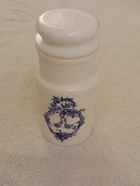 ANCIEN POT À pharmacie / apothicaire, en opaline, Althaea Officinalis, France EUR 23,00 - FR
