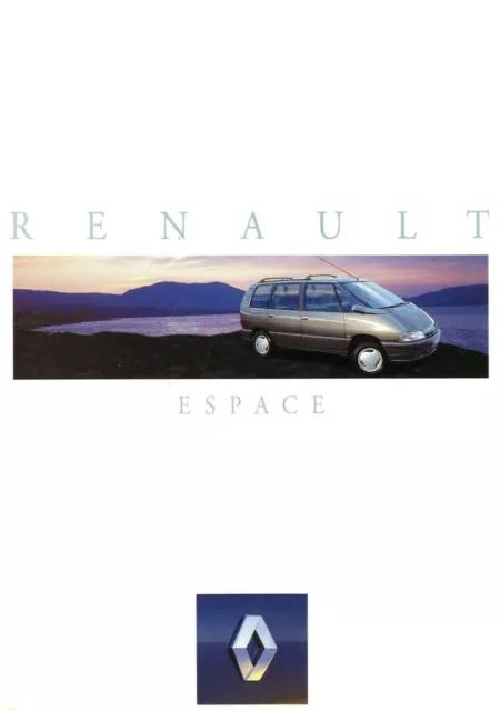 Renault Espace Prospekt 1993 1/93 D brochure prospectus catalogue catalogus