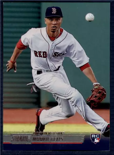 2014 Topps Stadium Club #140 Mookie Betts RC Rookie Boston Red Sox Baseball Card