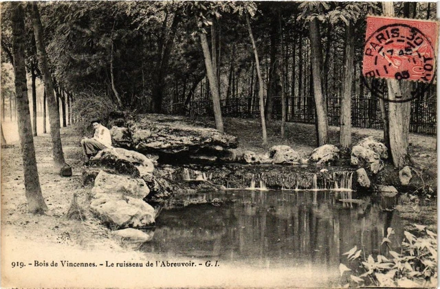 CPA PARIS 12th Bois de VINCENNES Le Ruisseau e l'Abreuvoir (672572)
