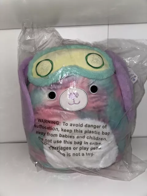 Squishmallows Barb the Rainbow Tie Dye Dog 12" NWT Select Series Sold Out