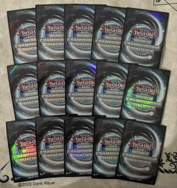 5D's World Championship Qualifier 2011 Card Sleeves for Yu-Gi-Oh! - Red  (80-Pack) - Konami Card Sleeves - Card Sleeves