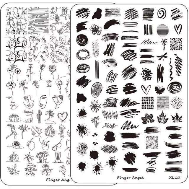 Nail Stamping Plates Mix Style Printing Stencil Art Decoration Accessory Tool