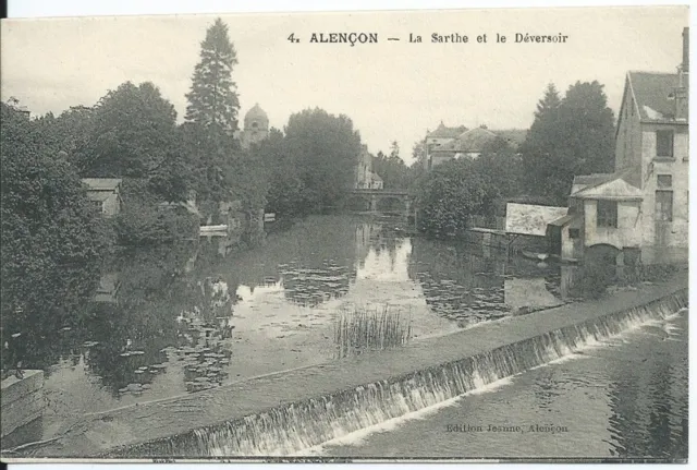 CPA 61 - ALENCON - La Sarthe et le Déversoir