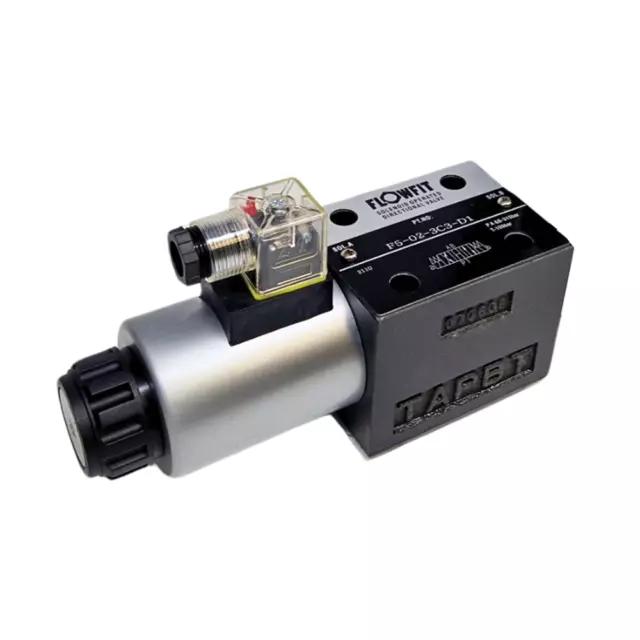 Flowfit Hidráulico Cetop 5 NG10 2 Posición Solenoide Direccional Control Válvula