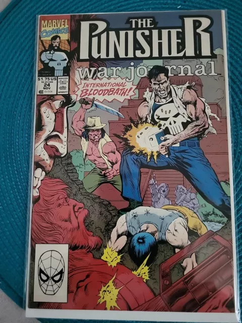 Punisher War Journal #24 (1988 Series) Direct Vol. 1 Marvel Comic Book Nov 1990