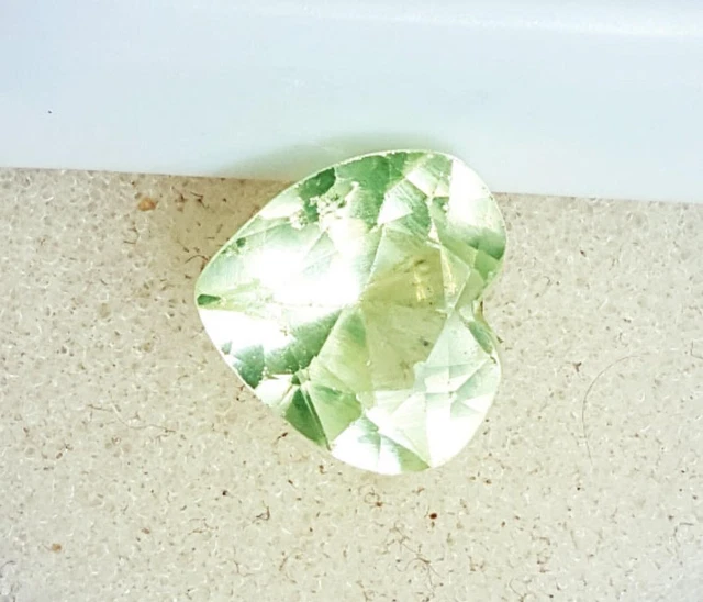 Heart Cut NATURAL Green Peridot 2.70 Ct CERTIFIED Loose Gemstone With Free Gift