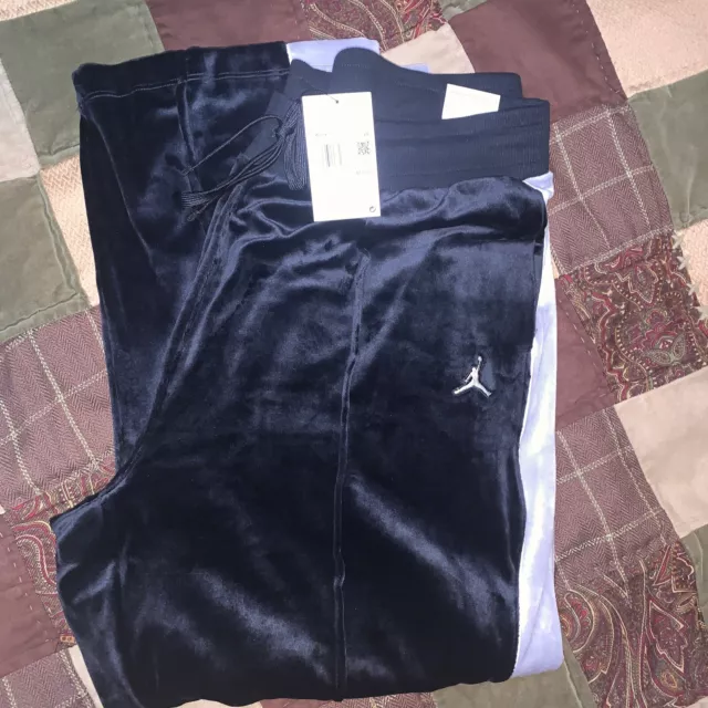 AIR JORDAN VELOUR Pants CHOOSE SIZE AH2361 010 JSW Black Gold Retro Velvet 79.00 PicClick