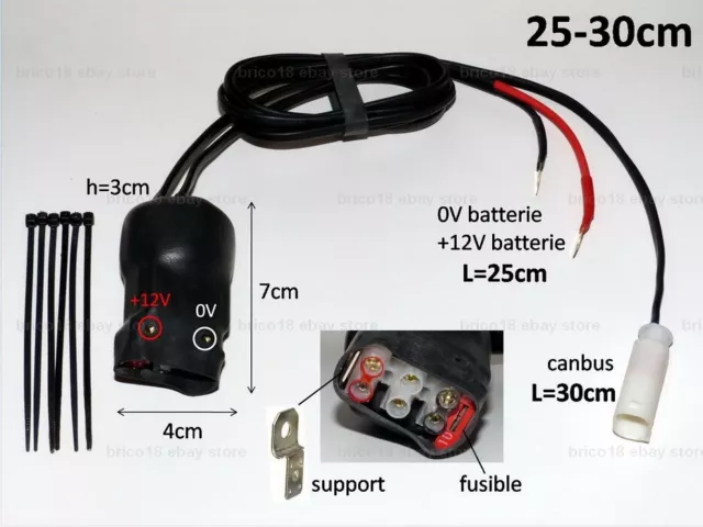 BMW Kit Relay Full Power 12V - 25/30cm - K1200 K1300 R/S/GT