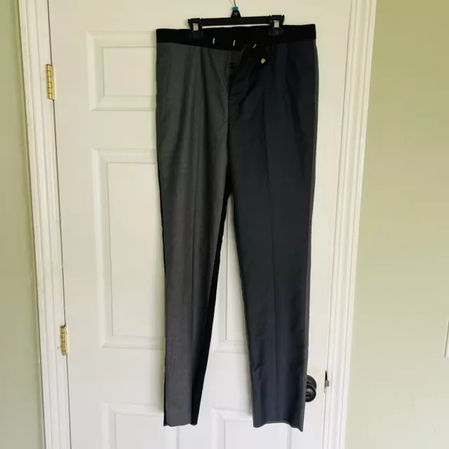 NWT THOM BROWNE Multi Color Wool BACKSTRAP TROUSER SZ 3 Waist 34 Inseam 33