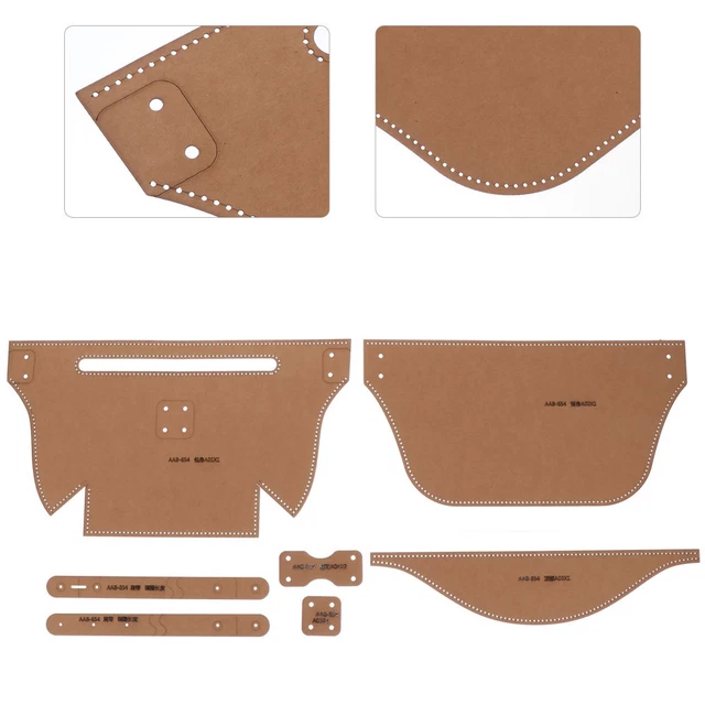 Kraft Paper Template Work Chest Bag Pattern Stencil
