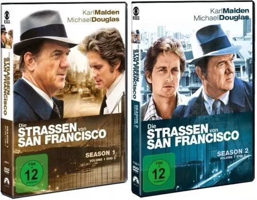 14 DVDs * DIE STRASSEN VON SAN FRANCISCO - STAFFEL 1 + 2  IM SET ~ MB # NEU OVP+