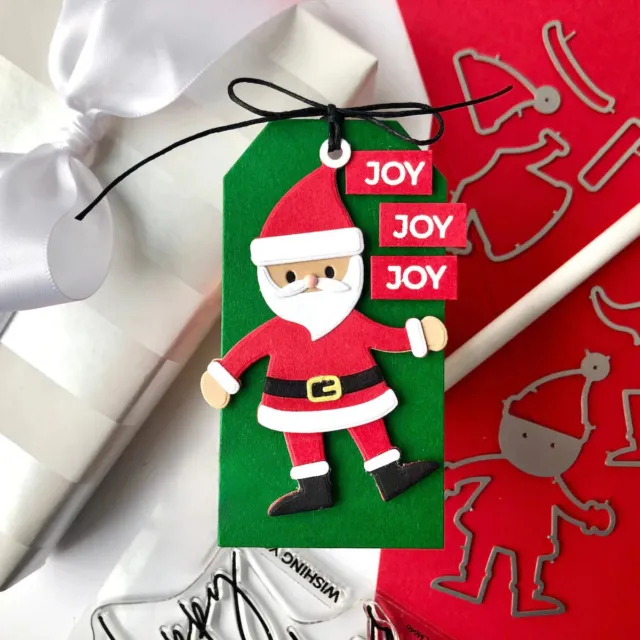 Santa Claus Metal Cutting Dies Cuts Stencils Card DIY Scrapbooking Paper Crafts