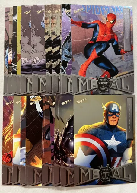 2021 Upper Deck Skybox Marvel METAL Universe Spider-Man Cards You Pick/Choose!