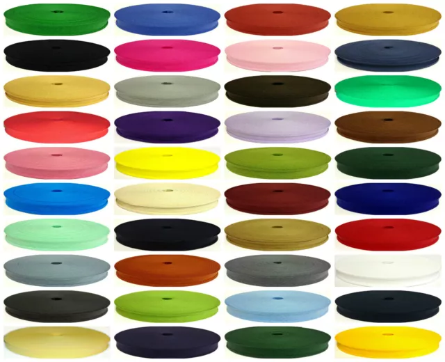 Cotton Bias Binding Tape Folded 21 X 13Mm (1/2"), Choose Colour & Length