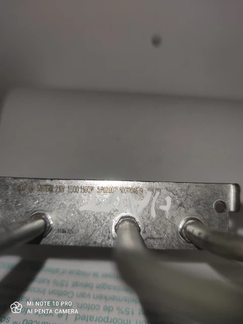 Résistance Voûte Four Encastrable Whirlpool Hbn532e0/16 2