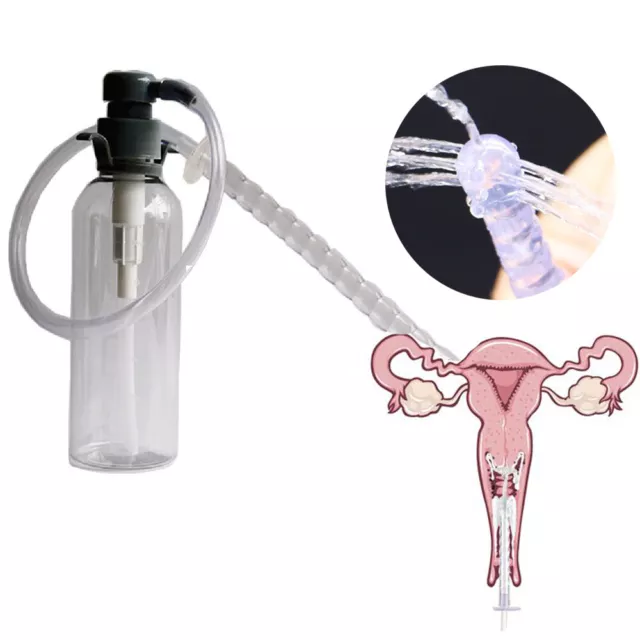Women Enema Anal Vaginal irrigator Enemator Douche Cleaner Bottle Pump 300ML