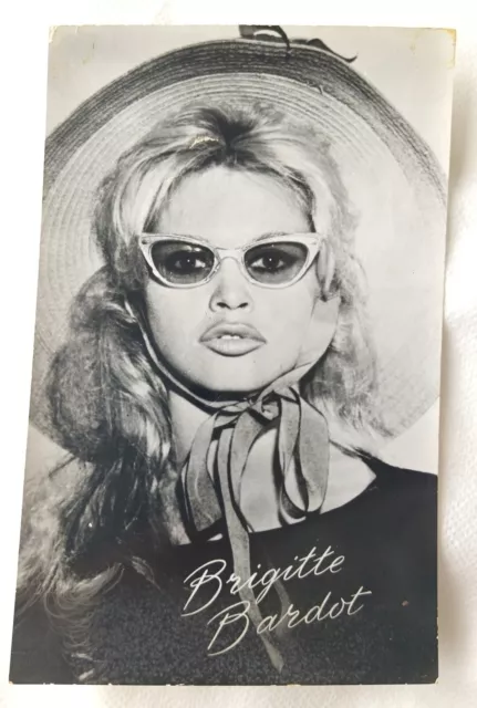 Original Vintage BRIGITTE BARDOT card Netherlands Takken Postkarte fashion photo
