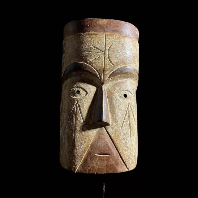 African Mask African Lega Passport Mask Congo Wood Ceremonial Mask-7030