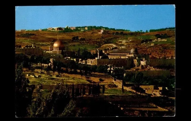 Israel 1967 Berkeley CA Temple Mt Scopus Postcard PPC AK to USA