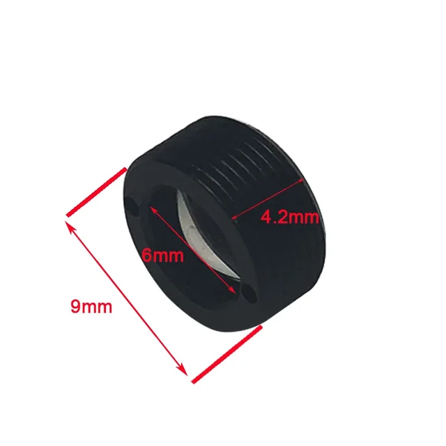 Laser collimation/EFL 4.2mm focusing aspheric glass lens with M9 P0.5 bracket