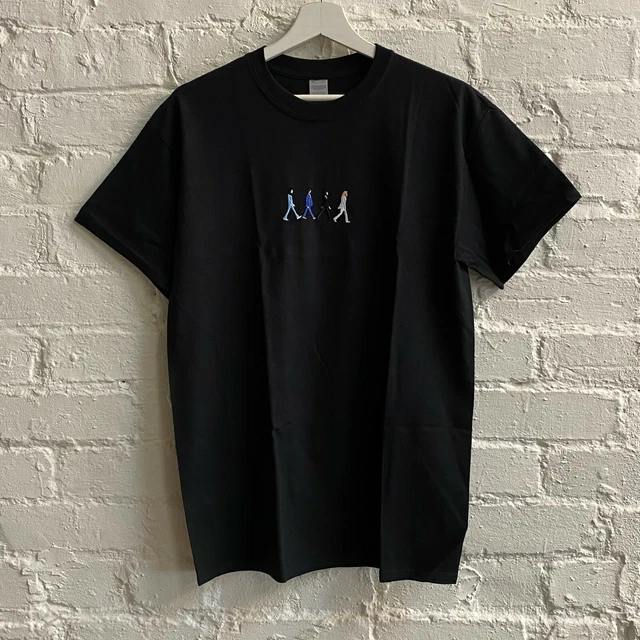 T-shirt The Beatles Noir Avec Strass - Taille M, Coton, Manches Courtes, Neuf Avec étiquette, Made In Turkey