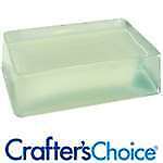 Crafter's Choice 2 libras Baja de jabón para derretir y verter aloe y aceituna sin detergente en bloque...