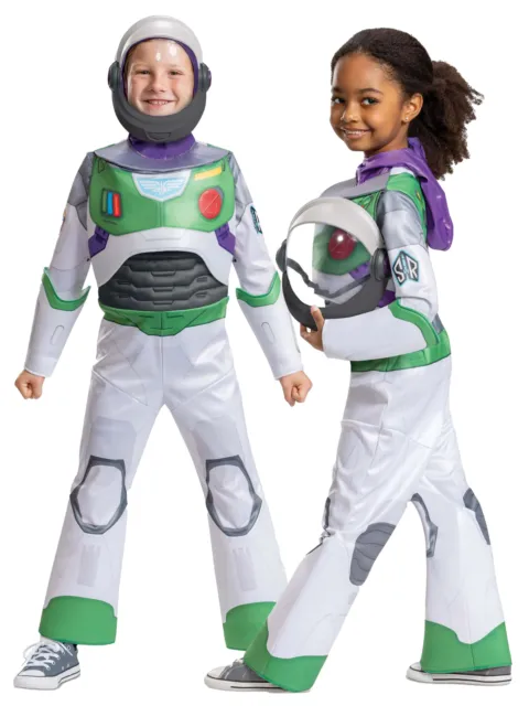 Space Ranger Deluxe Buzz Lightyear Toy Story Disney Unisex Boys Girls Costume S