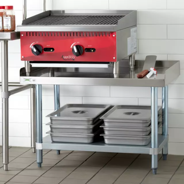 24" x 36" Stainless Steel Table Commercial Heavy Equipment Mixer Grill Stand New
