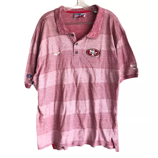 VINTAGE NFL SAN Francisco 49ers Polo Shirt Men's XL Pro Line Reebok ...